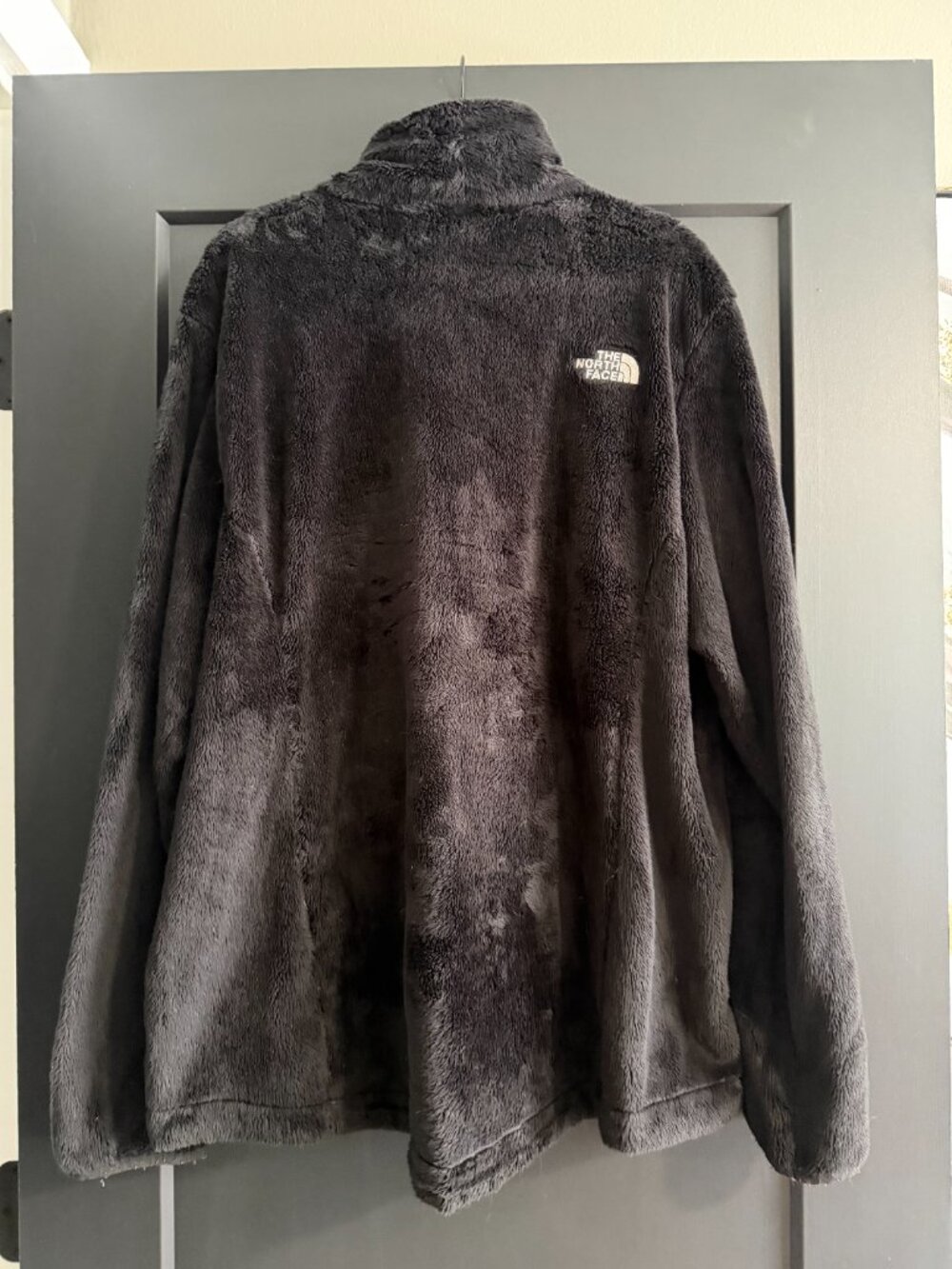 North Face Black Fleece Jacket sz XL - Picture 2 of 2